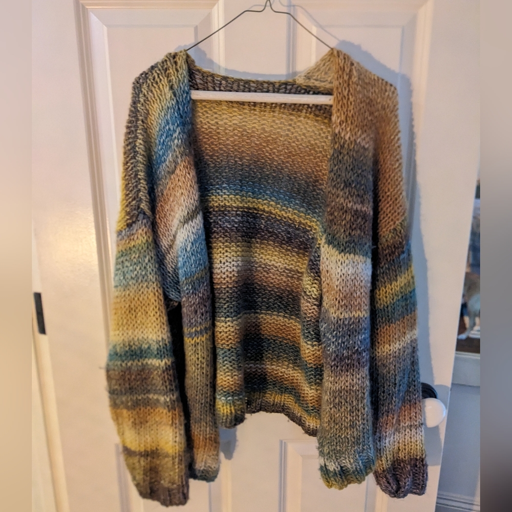 Handmade knit cardigan
